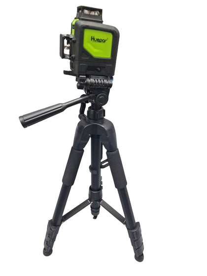 *LIKE NEW* Huepar Green Laser Level - Cased With Tripod, Mini Tripod And Other Accessories