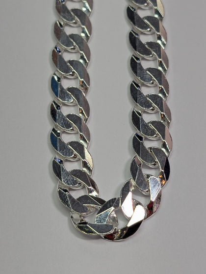 Brand New Silver Curb Bracelet