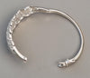 Silver Diamond Bangle