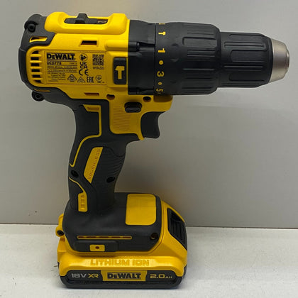 Dewalt DCD778 Drill 18V with 2 x 2.0Ah Batteries Boxed