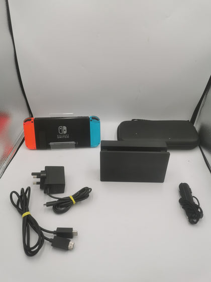 Nintendo Switch Console, 32GB HAC-001-01 + Mixed Joy-Con,  with dock+ Charger  BLUE JOYCON IS LOOSE