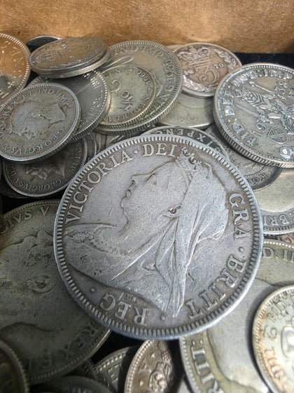 SILVER COINS ALL AROUND 50% SILVER