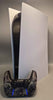 Sony Playstation 5 Digital Edition Console, 825GB, White, unboxed with leads and one controller