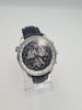 Citizen eco-drive (solar) Chronograph Men's stainless steel watch with black leather Strap BOXED