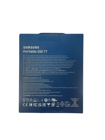 SAMSUNG T7 2TB PORTABLE SSD - NEW