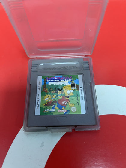 Bart Simpsons Escape from Camp Deadly - Gameboy