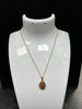 9ct Gold Locket and Chain 2.8g 20"