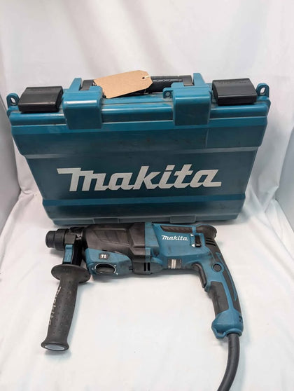 Makita 240V Corded HR2630 800W SDS Plus Rotary Hammer Drill - With Case