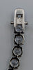 925 HALLMARKED SILVER, STUDDED STONE BRACELET W/BOX CLASP, 8", 21.8G, BOXED, *BRAND NEW*