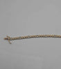 18ct Yellow Gold Tennis Bracelet With Stones - 7.5" Long - 11.82 Grams