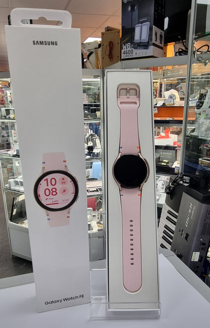 Samsung Galaxy Watch Fe Bluetooth, WiFi, GPS  (40mm) Pink OPEN BOX NEW LEYLAND