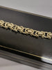 9ct Yellow Gold Byzantine Bracelet - 9" - 18.53g