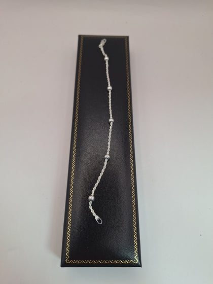 3.7G 925 BEAD ROPE B/LET