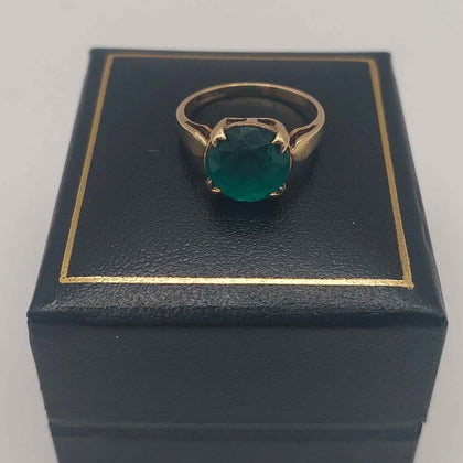 9ct 375 Hallmarked&Tested yellow gold Ring 2.71g size M