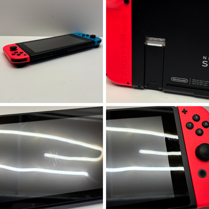 Nintendo Switch Console with Neon Red/ Neon Blue Joy Cons
