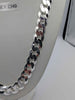 925 Sterling Silver Thick Curb Chain Necklace - 140.03 Grams - 26" Long **BRAND NEW**