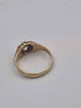 9CT Yellow Gold Gents Cubic Zirconia Ring - Size N - 3.20 Grams