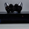 Playstation 2 console, black with all leads and controller