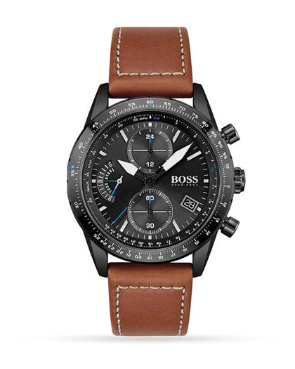 Hugo Boss Pilot Edition Chrono Watch Boxed