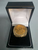 9CT Gold Ring With 22CT Full Sov 15.6G HM Size X
