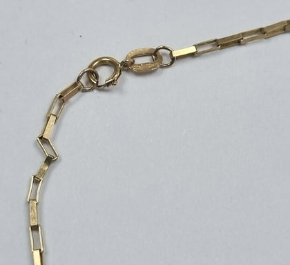 9ct gold bracelet/anklet