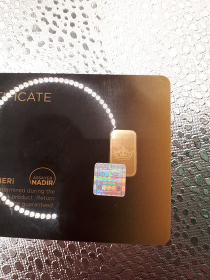 Tavex 1g 24ct Gold Bar