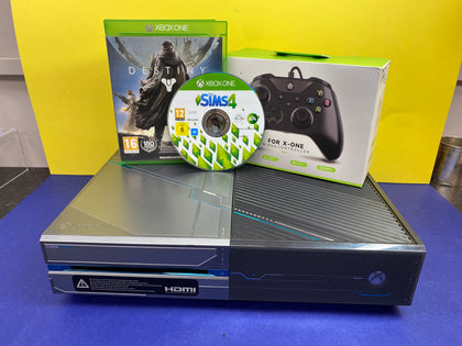 XBOX ONE HALO EDITION + 2 GAMES LEIGH STORE