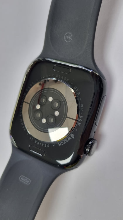 Apple watch series 11 46mm gps black with straps