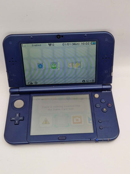 · Nintendo NEW 3DS XL Handheld Gaming Console - Metallic Blue - Unboxed With Charger