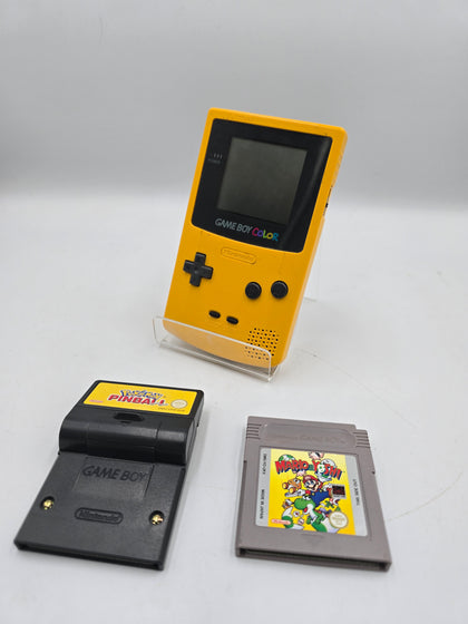 Gameboy Color Yellow With 2 games