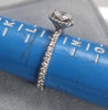 18ct White Gold 0.65ct Diamond Ring Size M