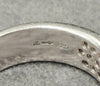 Ti Sento Sterling Silver 925 Solitaire CZ Pave Wide Band Ring Size V