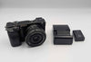 Sony Alpha A6300 ILCE-6300L - 24.2MP + 16-50mm - Includes Charger + 2x Batteries - Unboxed