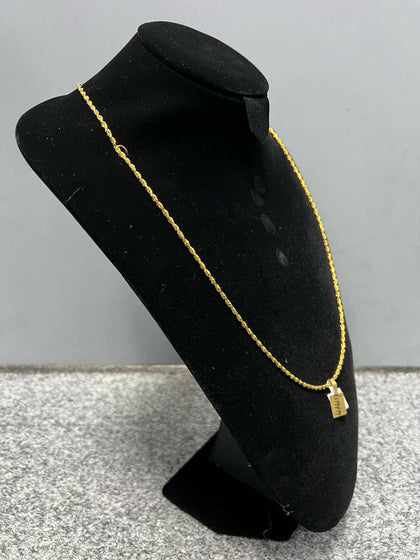 22ct Gold Rope Chain (26 inches), 25.87g