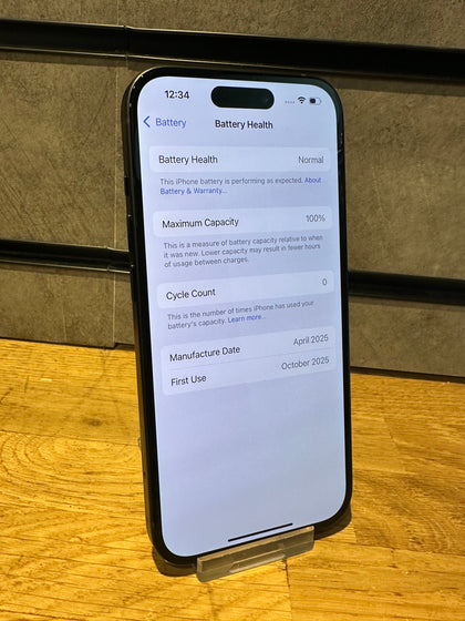 Apple iPhone 15 - 128GB - Black (Unlocked) BH 100% Apple Warranty 17/10/26