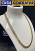 9ct Gold Fancy Link Chain 17.2g 18"