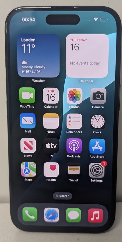 Apple iPhone 16 256gb 100% battery health