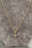 14ct Yellow Gold Cross & Box Belcher Chain
