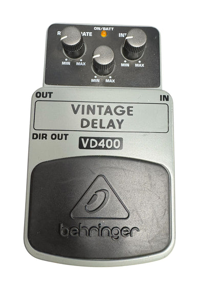 Behringer Vintage Delay VD400 Vintage Analog Delay Effects Pedal **Collection Only**