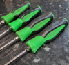 Snap-on 12pc Screwdriver Set High Visibility Green SGDX120BG USA Instinct Grip