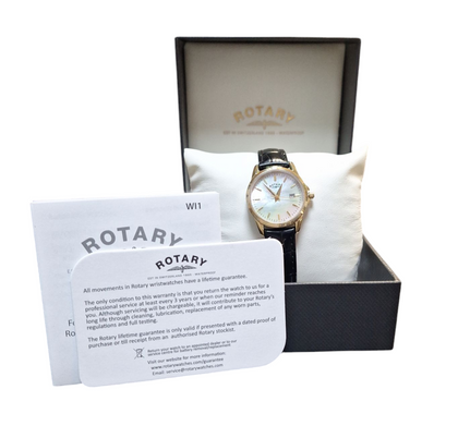 Rotary Ladies Pearl Watch