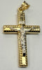 14ct gold cross pendant
