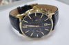 ACCURIST WATCH BLACK LEATHER STRAP LEYLAND