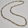 9ct gold figaro chain 19"