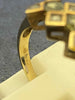 9ct Gold Ring (Size O) Apx 2.7g