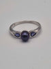 9ct White Gold Pearl Solitaire Ring - Size S - 2.19 Grams