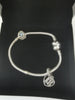 Pandora Bracelet with 2 Charms, with (18) Charm, 19.43G, 7.5" Length