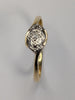 18ct gold diamond ring size o