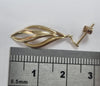9ct Gold Leaf Earrings