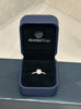Silver 925 1ct Moissantine Ring